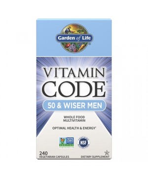 Vitamin Code RAW Men 50 - pro muže po padesátce - 240 kapslí